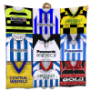 Huddersfield Classic Kits Montage Retro Shirt Fleece Blanket / Throw