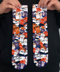 Luton Town Retro Shirt Classic Kit Mash Socks