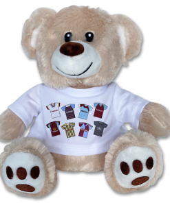 Burnley Retro Shirt Classic Kits Teddy Bear