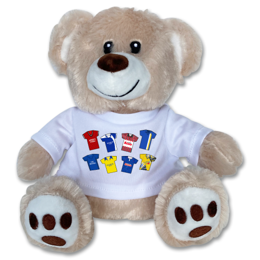 Cardiff City Retro Shirt Classic Kits Teddy Bear