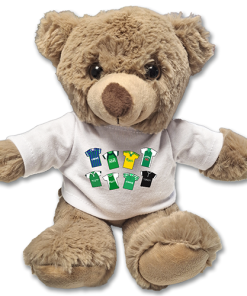 Hibs Retro Shirt Classic Kits Teddy Bear