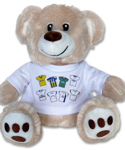 Leeds Retro Shirt Classic Kits Teddy Bear