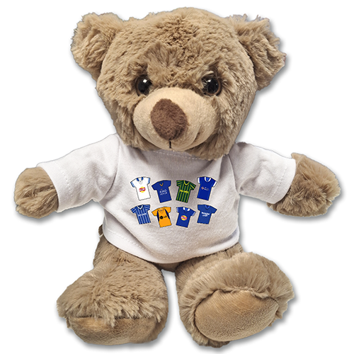 Leicester Retro Shirt Classic Kits Teddy Bear