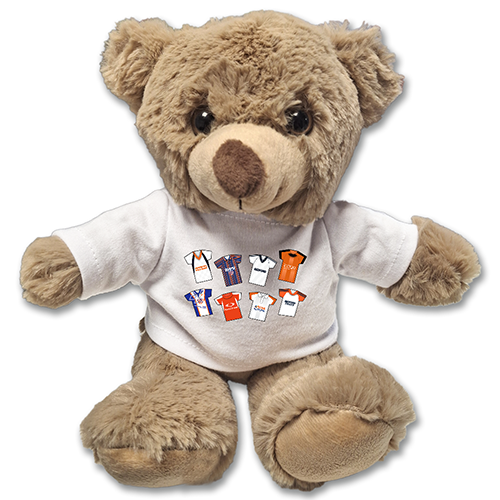 Luton Retro Shirt Classic Kits Teddy Bear
