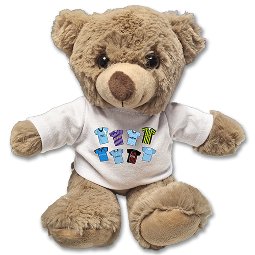 Man City Retro Shirt Classic Kits Teddy Bear