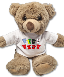 Man Utd Retro Shirt Classic Kits Teddy Bear