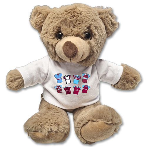 West Ham Retro Shirt Classic Kits Teddy Bear
