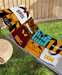 Hull City Classic Kits Montage Retro Shirt Beach Towel
