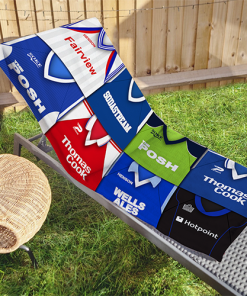 Peterborough Classic Kits Montage Retro Shirt Beach Towel