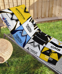 Port Vale Classic Kits Montage Retro Shirt Beach Towel