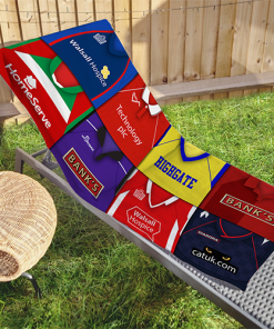 Walsall Classic Kits Montage Retro Shirt Beach Towel