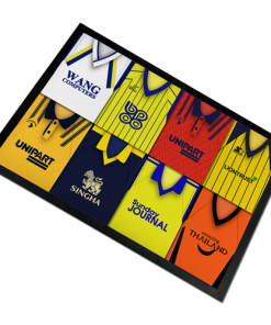 Oxford Utd Retro Kits Montage Door Floor Mat
