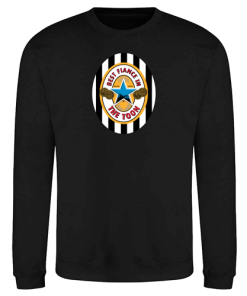 Best Fiance In The Toon Retro Jumper Black Top Newcastle Utd