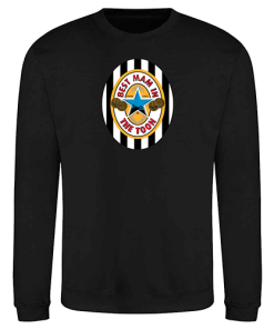 Best Mam In The Toon Retro Jumper Black Mothers Day Newcastle Utd