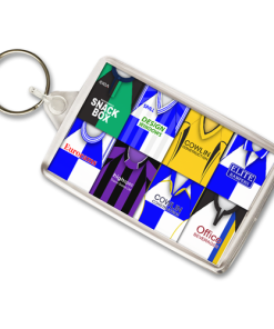 Bristol Rovers Retro Shirt Montage Keyring