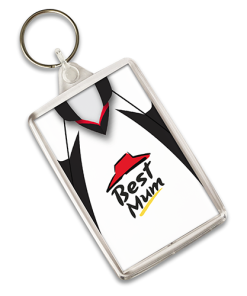 Best Mum Fulham Keyring Retro Home Shirt 2001 Mothers Day