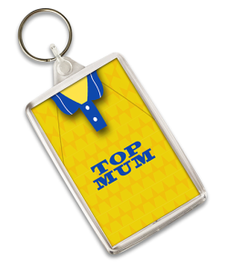 Top Mum Leeds Keyring Retro Shirt Away 1989 Mothers Day
