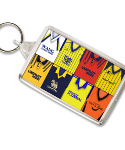 Oxford Utd Retro Shirt Montage Keyring