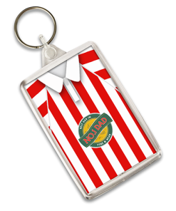 Best Dad In Tyne & Wear Keyring Retro Shirt Home 1998 Fathers Day