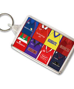 Walsall Retro Shirt Montage Keyring