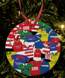 Doncaster Rovers Retro Mash Christmas Tree Decoration Classic Kits