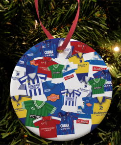 Stockport County Retro Mash Christmas Tree Decoration Classic Kits