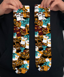 Hull City Retro Shirt Classic Kit Mash Socks