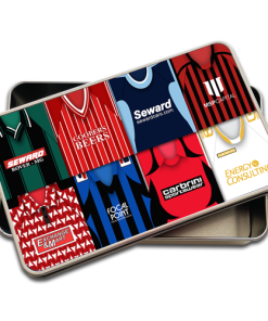 Bournemouth Retro Kit Montage Pencil Tin Case