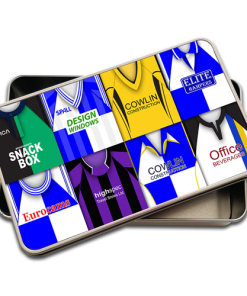 Bristol Rovers Retro Kit Montage Pencil Tin Case