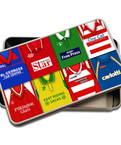 Doncaster Rovers Retro Kit Montage Pencil Tin Case