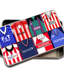 Lincoln City Retro Kit Montage Pencil Tin Case