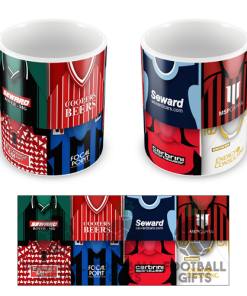 Bournemouth Retro Shirt Montage Mug