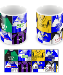 Bristol Rovers Retro Shirt Montage Mug