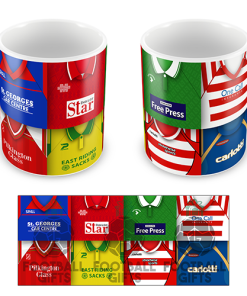 Doncaster Rovers Retro Shirt Montage Mug