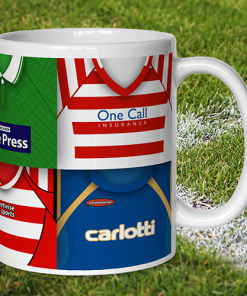 Alternative view of Doncaster Rovers Retro Shirt Montage Mug