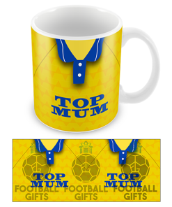 Top Mum Leeds Utd Retro Away 1989 Shirt Mothers Day Mug Cup