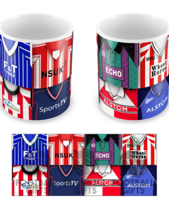 Lincoln City Retro Shirt Montage Mug