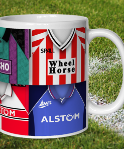 Alternative view of Lincoln City Retro Shirt Montage Mug