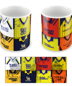 Oxford Utd Retro Shirt Montage Mug