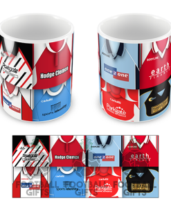 Rotherham Retro Shirt Montage Mug