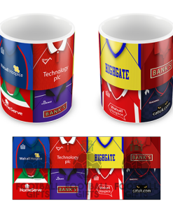 Walsall Retro Shirt Montage Mug