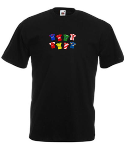 Doncaster Rovers Retro Kits Black T-Shirt Classic Kits