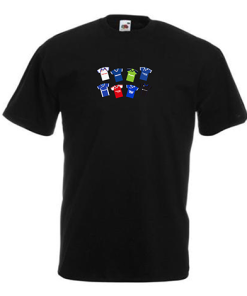 Peterborough Retro Kits Black T-Shirt Classic Kits