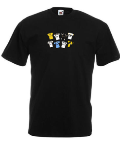 Port Vale Retro Kits Black T-Shirt Classic Kits