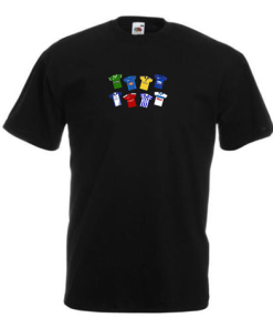 Stockport County Retro Kits Black T-Shirt Classic Kits