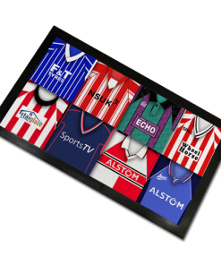 Lincoln City Classic Shirts Retro Home & Away Shirts Kit Montage Bar Runner