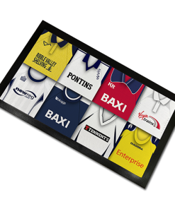 Preston Classic Shirts Retro Home & Away Shirts Kit Montage Bar Runner