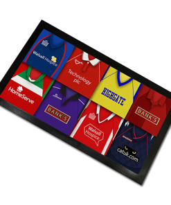 Walsall Classic Shirts Retro Home & Away Shirts Kit Montage Bar Runner