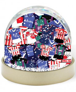Lincoln City Retro Kit Mash Snow Globe