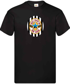 Best Man In The Toon Retro Black T-Shirt Valentines Day Newcastle Utd